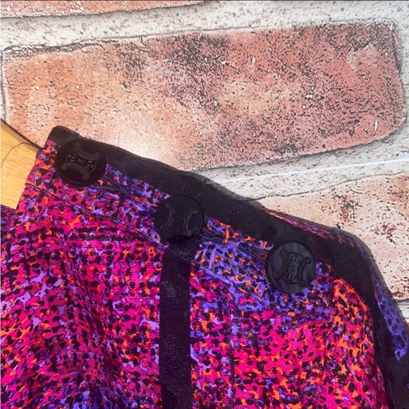 Celine Vintage Retro Multi colored, abstract print, 2piece set, top & skirt - Picture 5 of 14